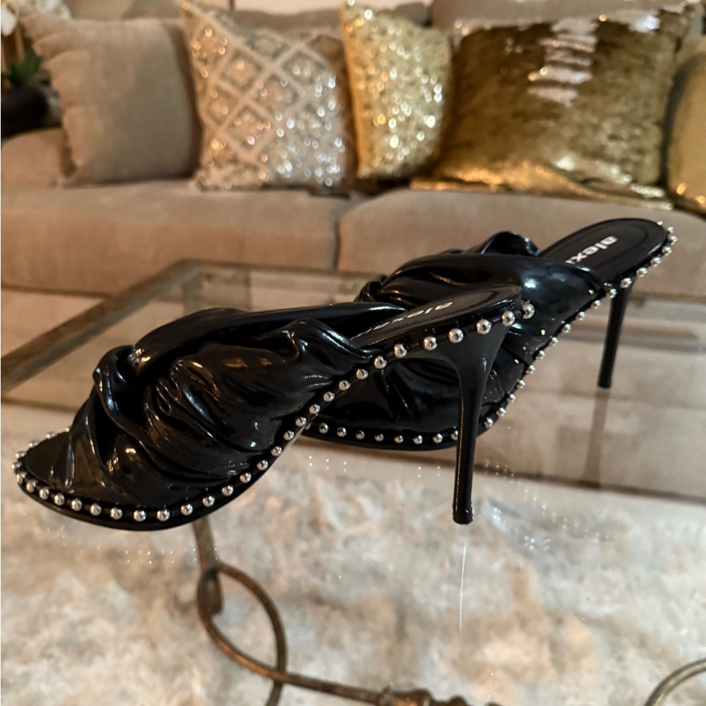 Alexander Wang Black Studded Heels